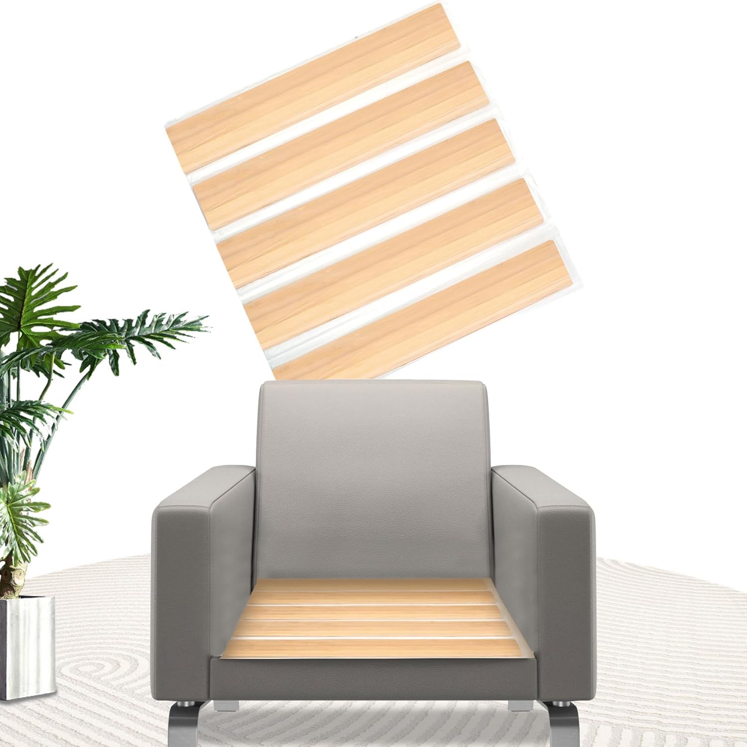 Znnam Couch Cushion Support for Sagging Cushions, 21'' x 22'' Heavy Duty Solid Wood