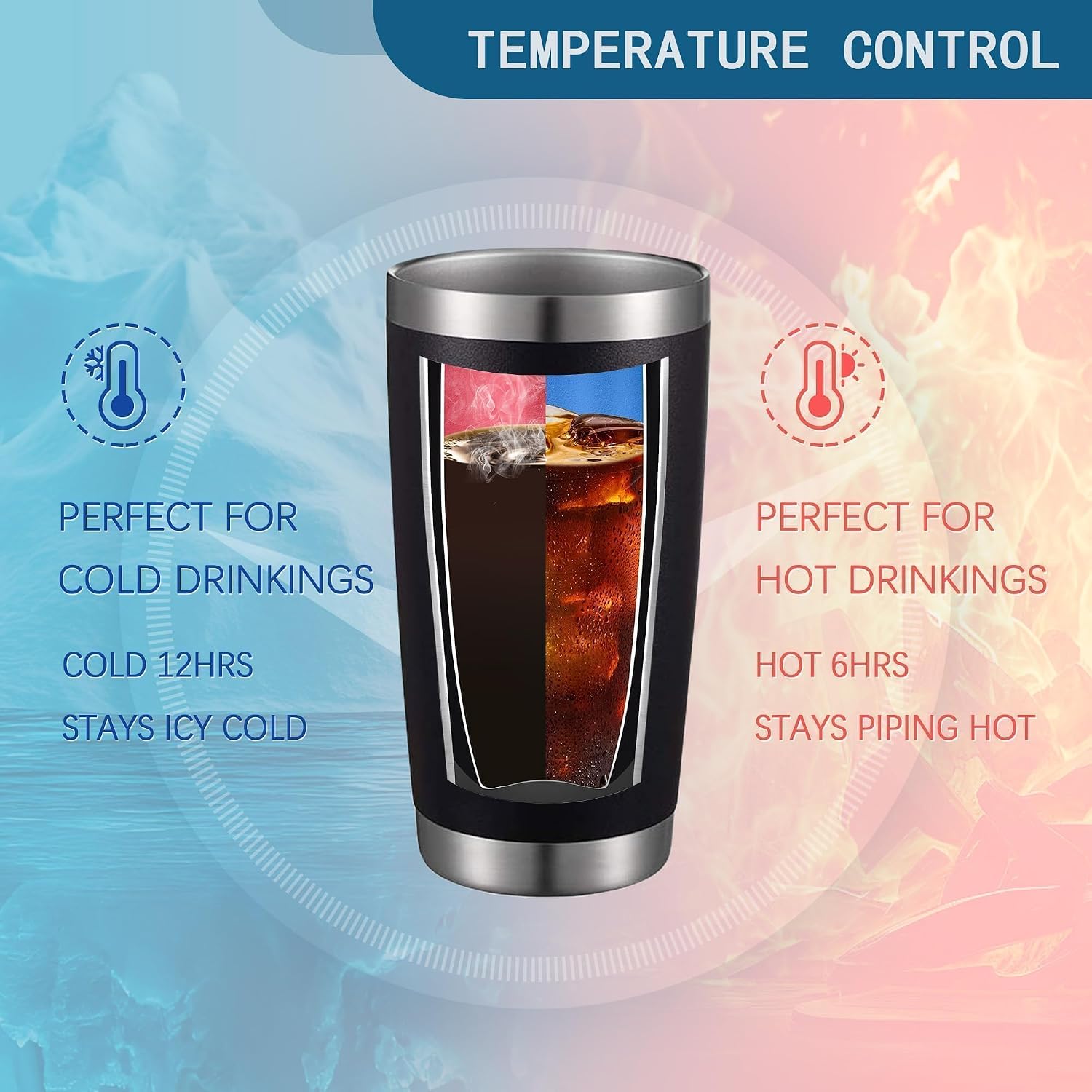 20oz Office Sarcastic Quote Insulated Stainless Steel Tumbler with Lid image 3