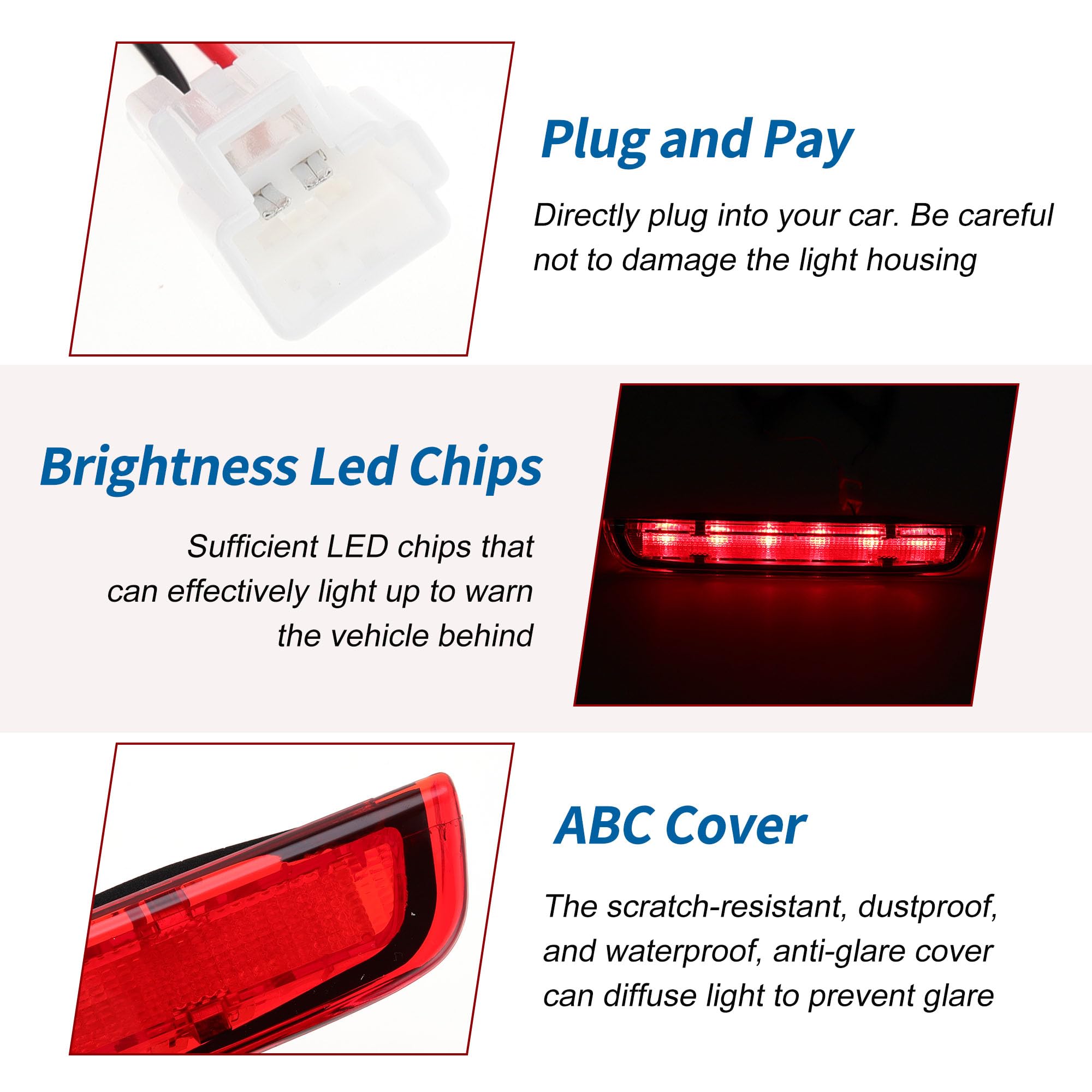 Okiyakusama 81570-0D151 Accesorios De Luz De Freno De Luces De