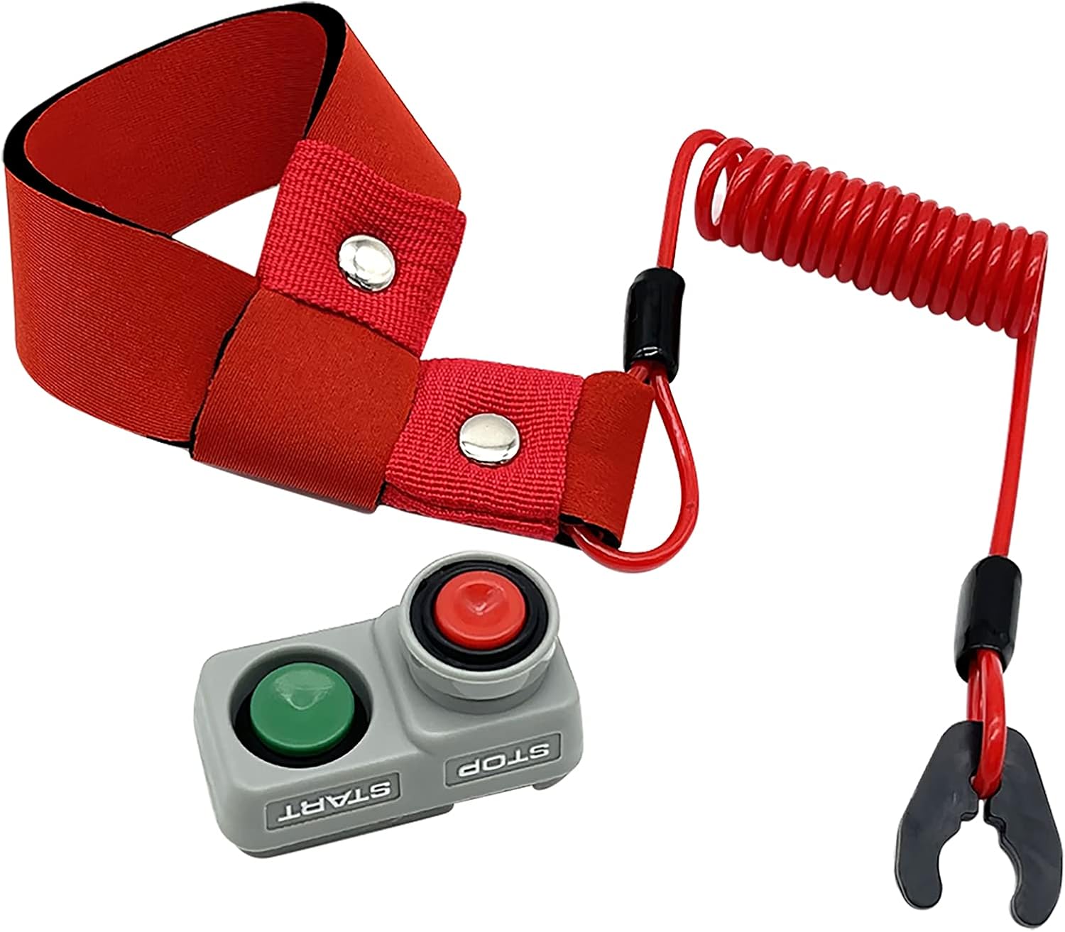 M MATI Safety Tether Lanyard Kill Stop Switch Upgrade for Kawasaki JS750 750SX/750SXi/750SXI Pro 1992-2002 32099-3809 27045-3706