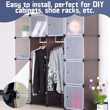20 PCS Storage Cube Connectors, Wire Cube Storagge Shelves Cubes C&C Grid Connectors Cubes Storagge Connectorss, Wirre Grid Storage Accessories for Closet Storagee Organizer