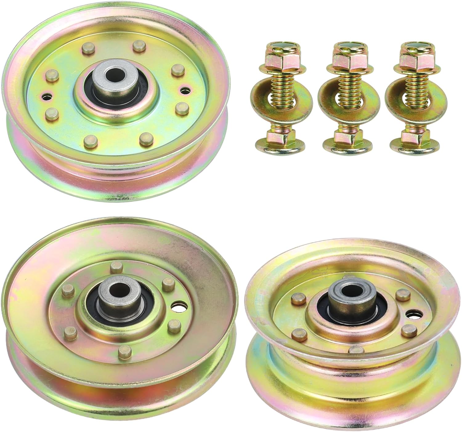 GELASKA 175820 Idler Pulley with 177968 Idler Pulley 193195 V Pulley Replaces 532175820, 539107620, 596481401, 193197, 532193197, 532177968, 175080, 181775, 189993, 532175080, 532181775, 532184058