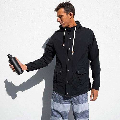 Miniatura 5 de Botellatermo de acero inoxidable con aislamiento de Corkcicle Vinnebago, 16 onza, Negro mate