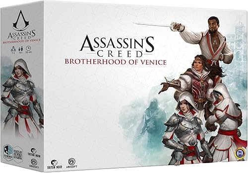 Synapses Games | Assassin's Creed®: Brotherhood of Venice | Juego de mesa de estrategia | Campaña de miniaturas | 1 a 4 jugadores | 30+ minutos |