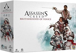 Synapses Games | Assassin’s Creed®: Brotherhood of Venice | Strategy Board Game | Miniatures Campaign | 1 to 4 Players | 30+ Minutes | Ages 14+