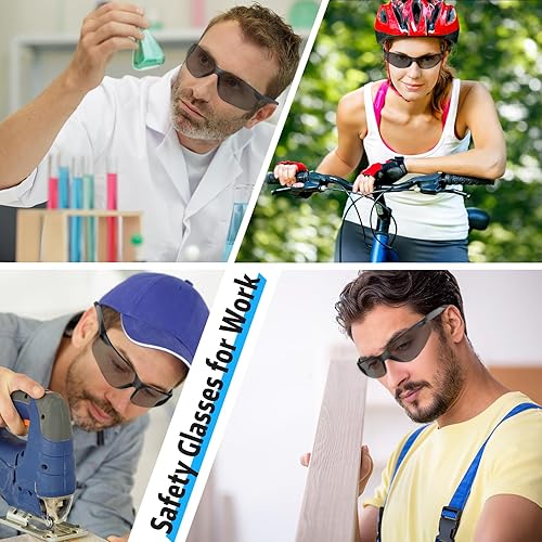 Miniatura 8 de Anteojos de seguridad para hombres y mujeres, ANSI Z87.1, gafas protectoras a granel, resistentes a los arañazos