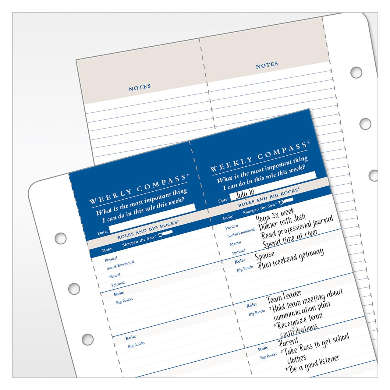 Amazon.com : FranklinCovey - Weekly Compass Cards - Important