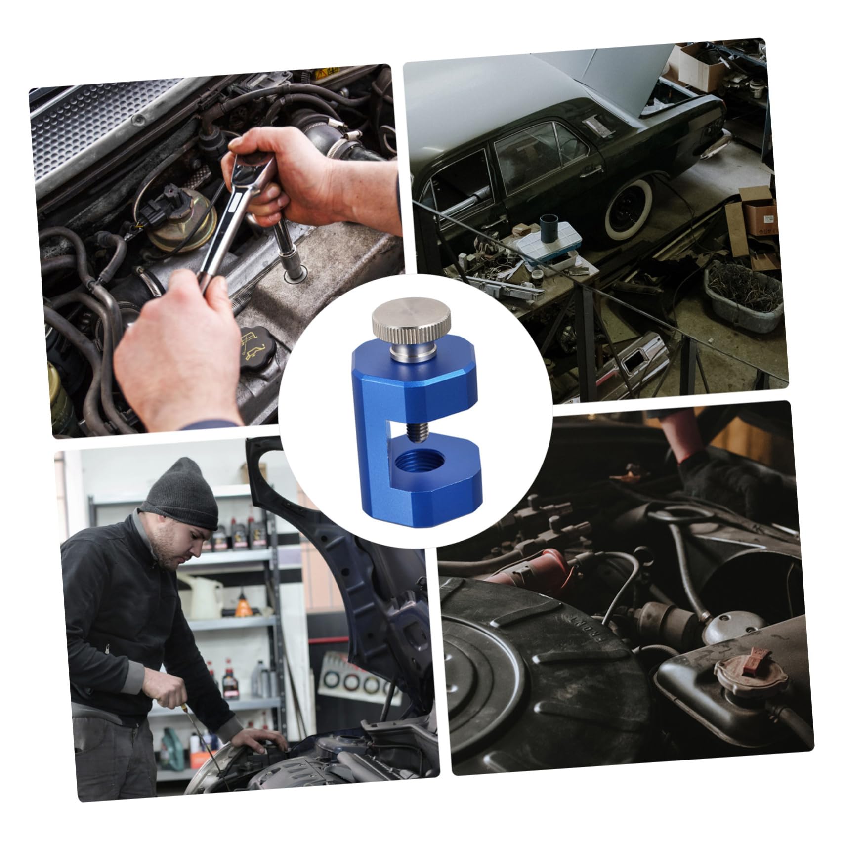 Cabilock 3 Piezas Herramienta Distancia de Bujía de Encendido de Automóvil de Aluminio Accesorio de Reemplazo Motor de Usar y Portátil