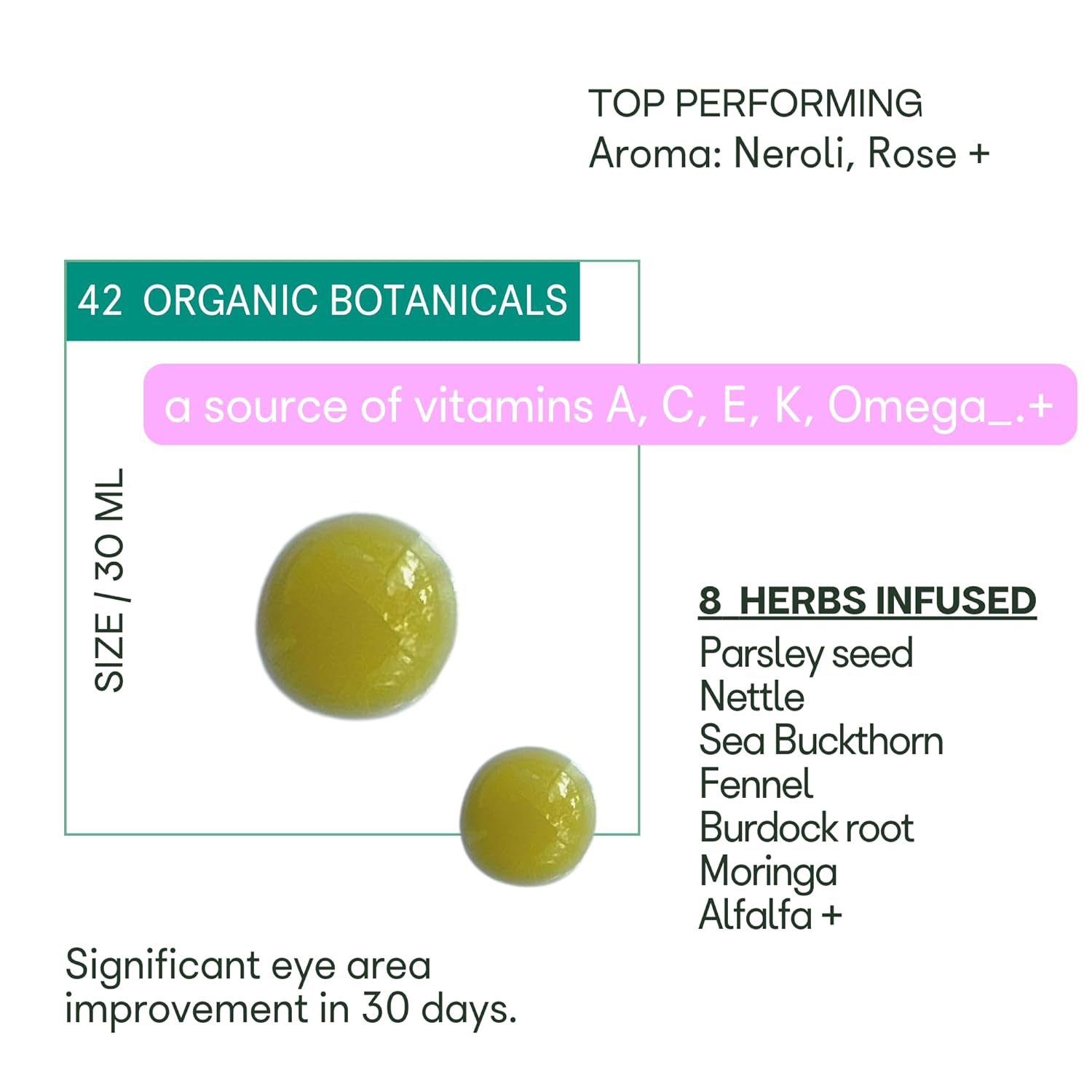 ORGANIC28+. 100% Organic Eye Cream – USA Made. 42 Botanicals. Eye Lift Moisturizer. Repair & Rejuvenate Under Eye Balm. Eye Wrinkle Cream For Women. Mens Eye Cream. Neroli Aromatherapy. 1.1 Fl. Oz