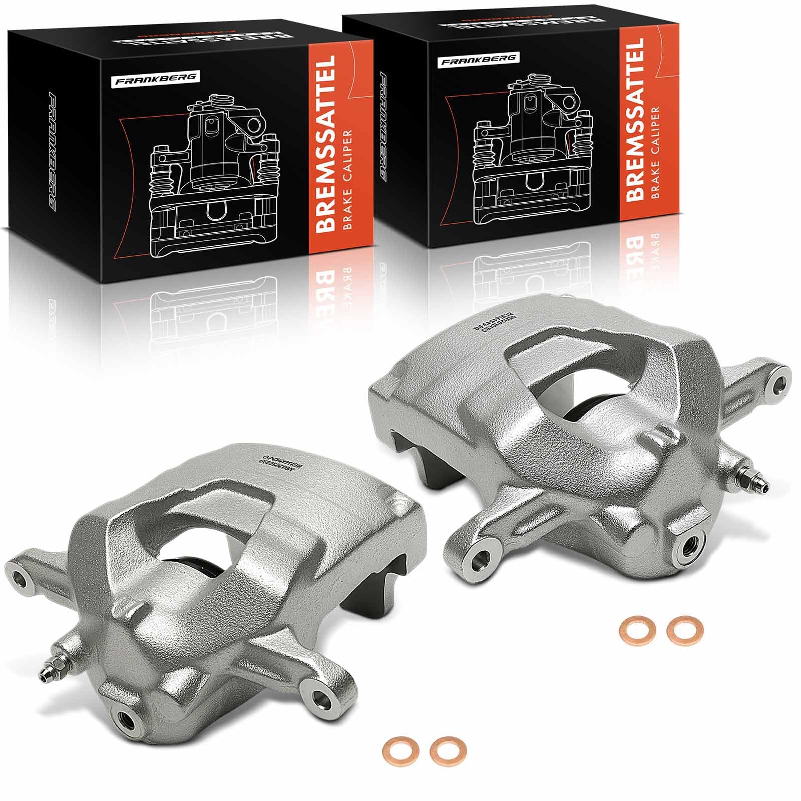 Frankberg 2x Pinze freno Anteriore sinistro destro Compatibile con Mokka/Mokka X J13 Astra J Car.a.van P10 Zafira Tourer C P12 Astra J P10 Replace# 95522602