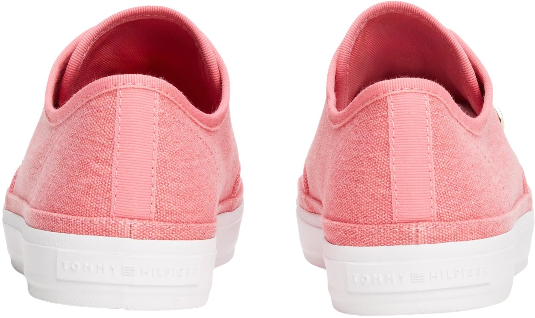Tommy Hilfiger Sneaker con Suela Vulcanizada Mujer Washed Canvas Low Top
