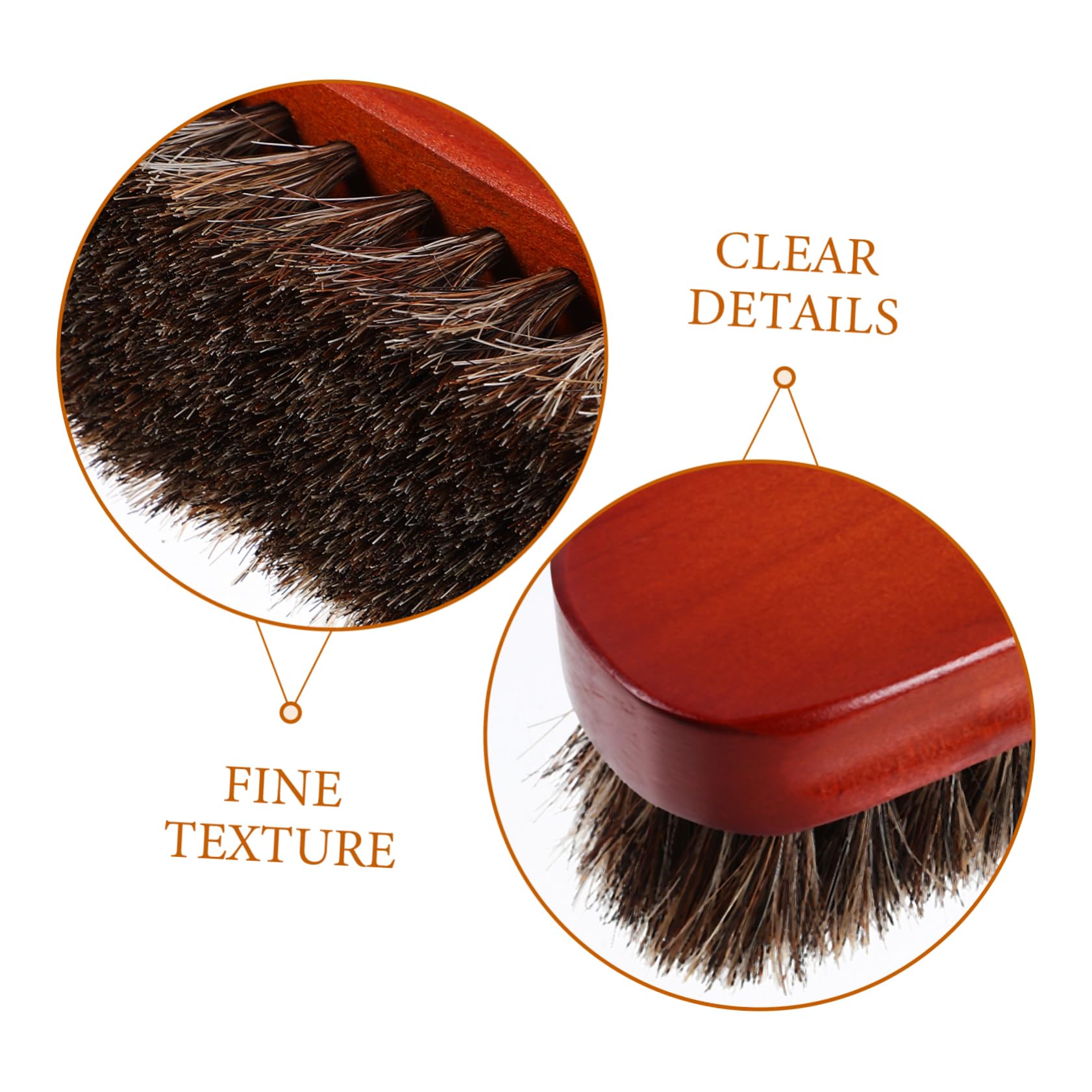 LIFKOME 4pièces Brosse à Chaussures avec Poils De Cheval pour Nettoyage Et Rapide Sneakers Chaussures Brosse Portable De pour Entretien
