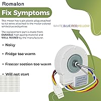 Vista 5 de Romalon WR60X10209 Pieza de repuesto del motor del ventilador del condensador del refrigerador apto para refrigeradores G-E de punto caliente que