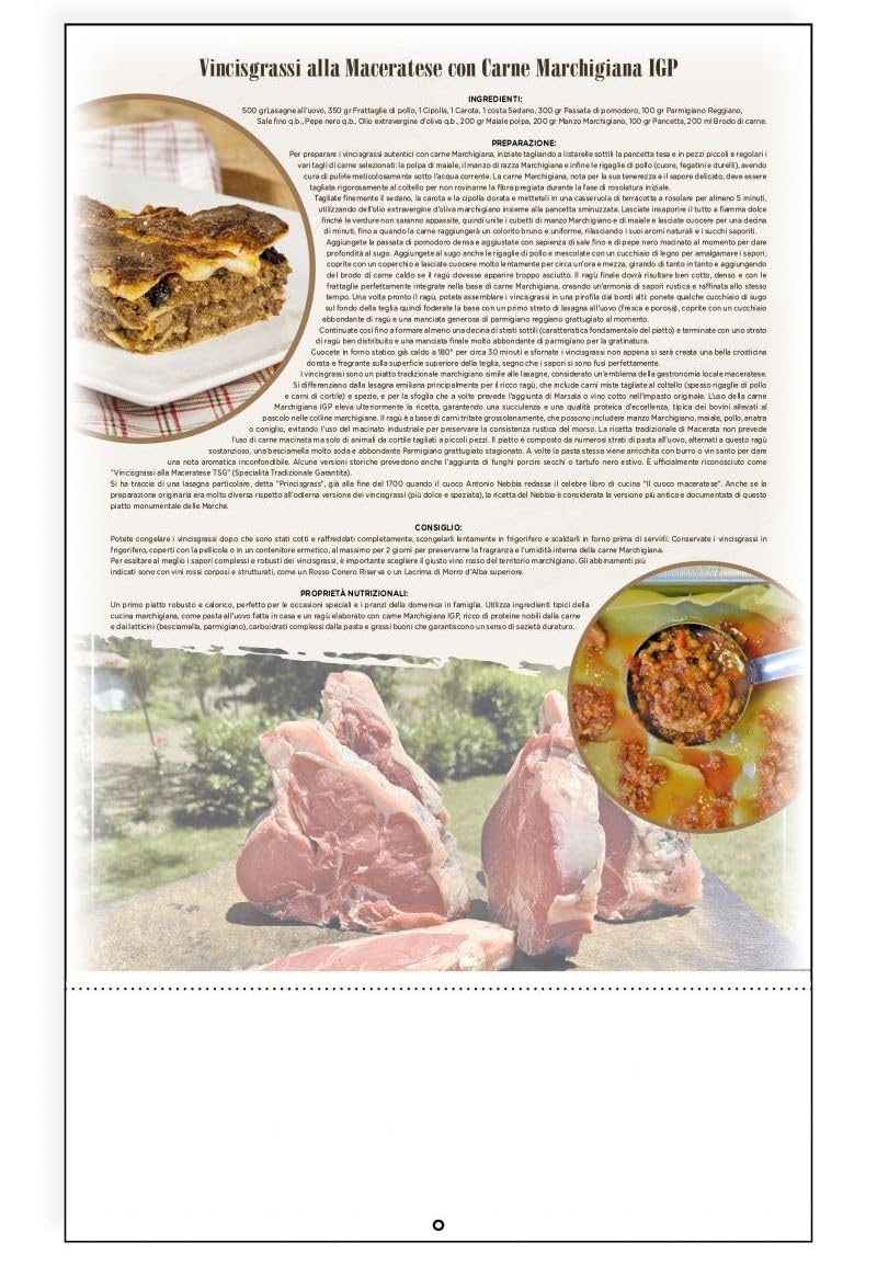 100 Calendari Da Parete 2027 - Calendario trimestrale Carne Macelleria - 28,8x47 - personalizzati con logo - Personalizzabile - Collezione 2027-100 pezzi