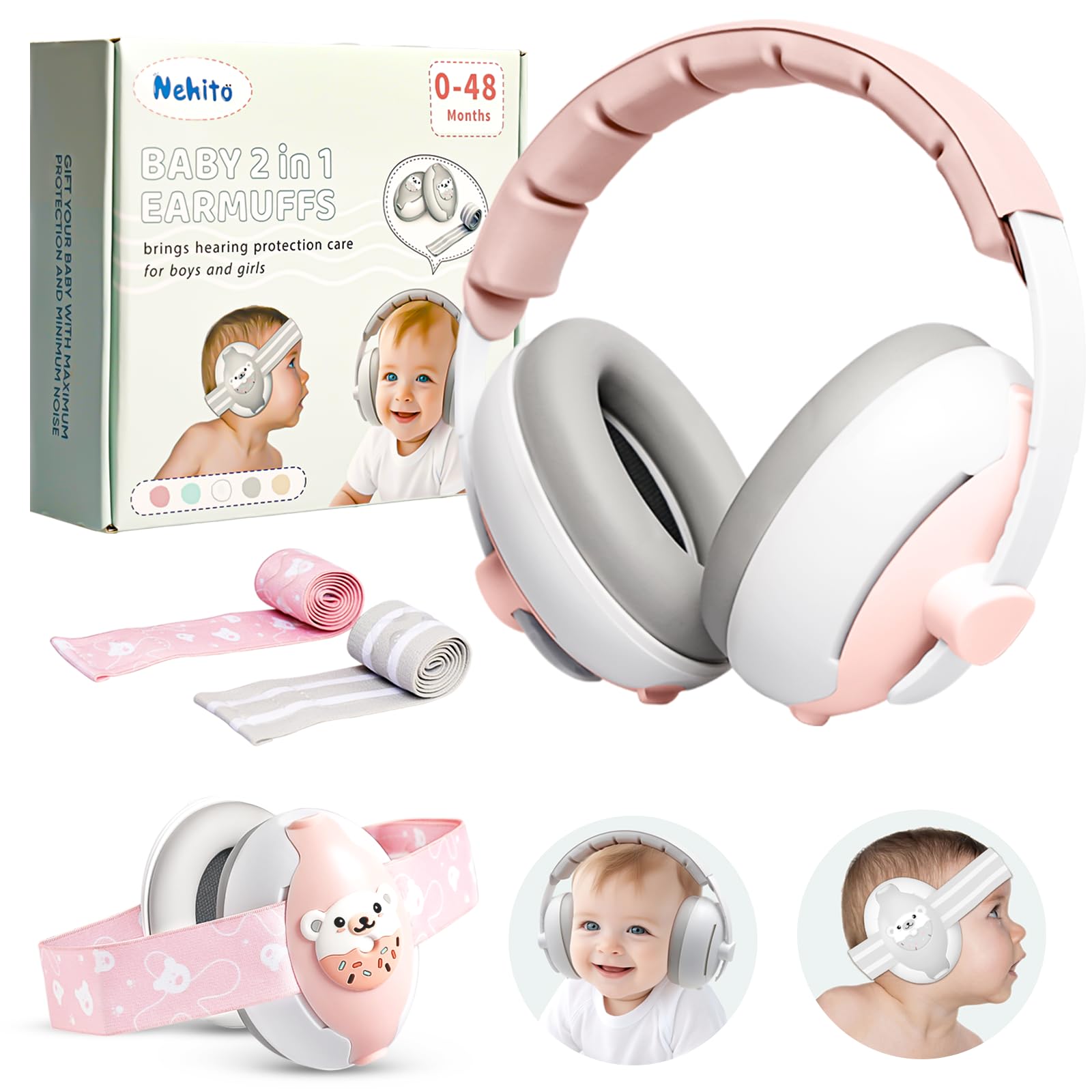Baby Ear Protection For Babies And Toddlers Noise Reduction Earmuffs - View #4