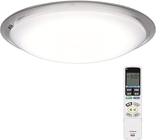 日立 LED シーリングライト 調光・調色 ~12畳 本体日本製 [ラク見え]搭載 エコセンサー付き 畳数基準値最大限の明るさ LEC-AHS1210K