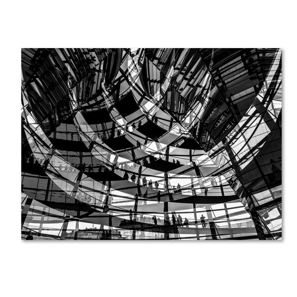 Visitors by Klaus Lenzen, 14x19-Inch Canvas Wall Art