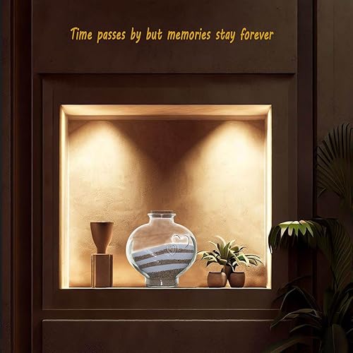 Miniatura 7 de Kit de ceremonia de arena para boda, juego de unidad de boda, jarrones decorativos hechos a mano (arena marrón y blanca incluida)