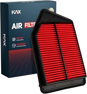 KAX Engine Air Filter, GAF009 (CA11476) Air Filter Replace for TLX L4 2.4L (2015-2020), Accord L4 2.4L (2013-2017), 200% Longer Life