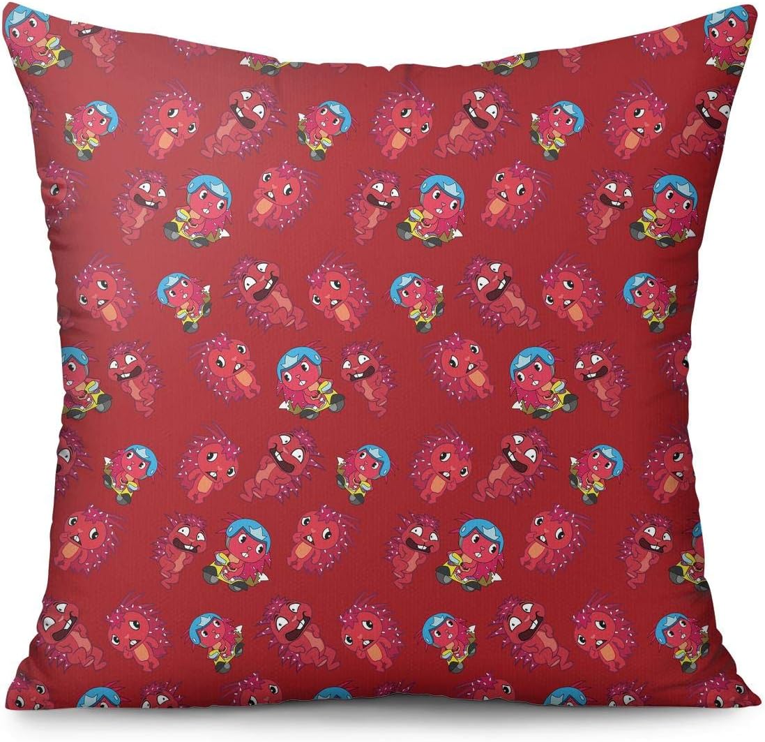 coolgood Flaky Red Porcupine Dandruff Throw Pillow Covers