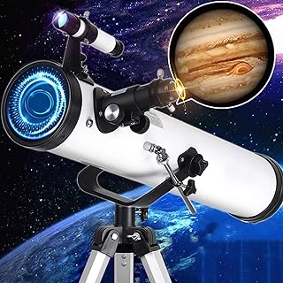 114mm Astronomical Telescope,Refractor Telescope for Kids,Telescope Suitable for Children, Telescopes for Adults Astronomy,Students and Beginners to View The Sky