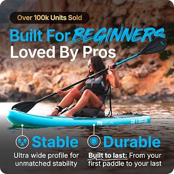Bluefin Cruise 10'8 Inflatable Paddle Board | Premium SUP Package & Accessories | Non-Slip Deckpad & Lightweight | 6' Thick All-Round SUP Paddleboard | Perfect stand up board for Adults & Youth