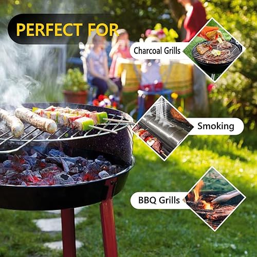 Miniatura 4 de Old Potters Trozos de madera para ahumar  12 libras para asar a la parrilla, ahumar y cocinar al fuego de leña  2 x 3 pulgadas, (cereza, 840 Cu in.)