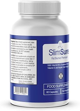 SlimSure Capsules Premium Ingredients, Supports Healthy Weight Loss Support - All Natural/Weight Management Support - 60 Capsules - Vegan/New & Sealed