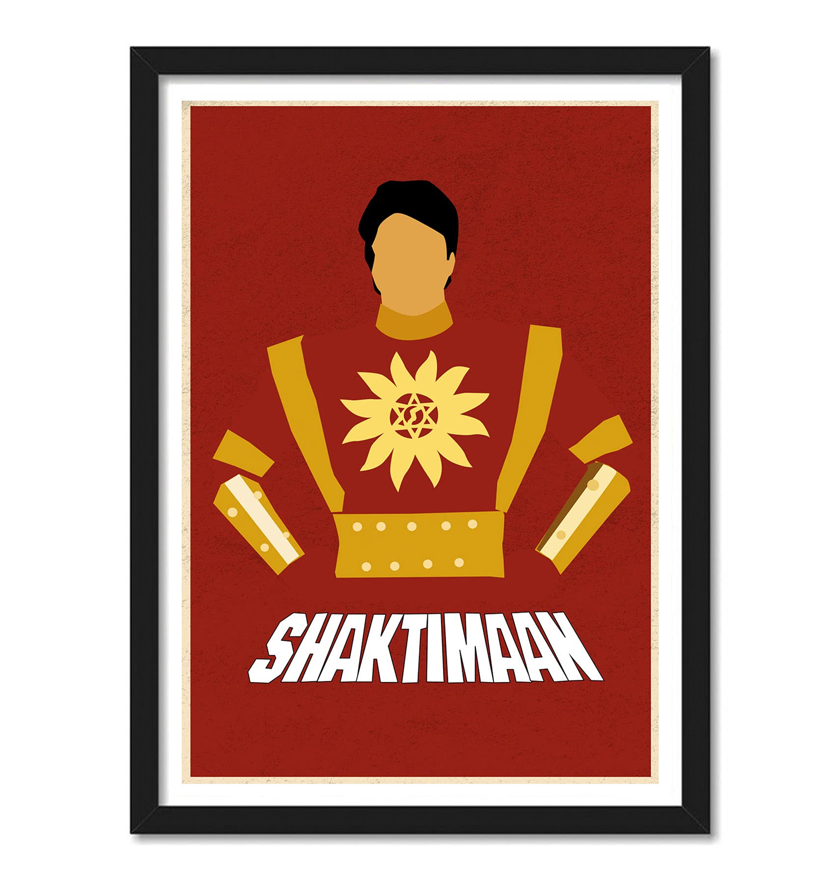 Good Hope- Shaktiman Retro Framed Poster For Room & Office (10inch X 13inch, Framed)