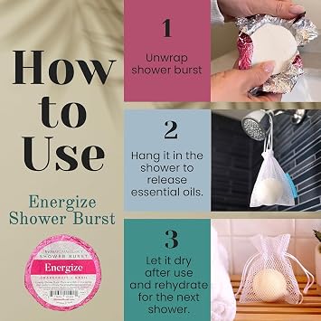 hydraAromatherapy Energize Shower Burst