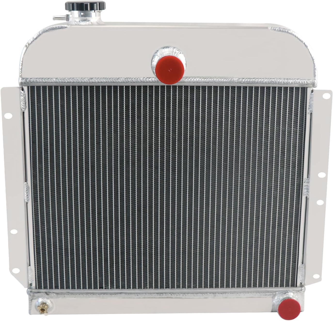Performance Aluminum Radiator Compatible with 1941-1952 Plymouth P15 Special Deluxe Suburban Cambridge Concord Cranbrook, 4 Row Radiator