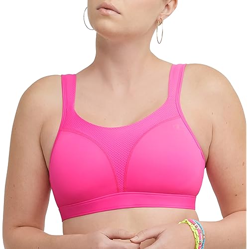 Champion Women's Sports Bra, Spot Comfort, Maximum Support, High-Impact Sports Bra for Women