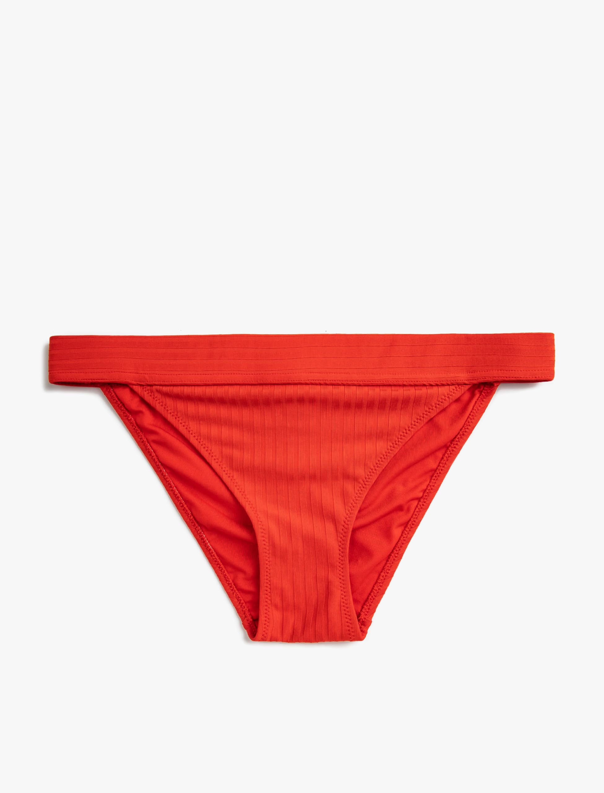 Normal Bel Bikini Alt Çizgili