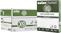 Vista 8 de Boise Paper X-9 - Papel de copia multiusos – Sin resma (2000 hojas) Carta de 8.5 x 11 pulgadas SPLOX (caja de fácil transporte) 92 blanco