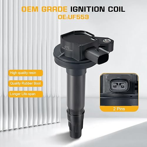 Miniatura 3 de QYL, 6 unidades de bobina de encendido para Ford Mercury Lincoln F-150 Explorer Edge MKS MKT MKX MKZ Sable 3.5L 3.7L V6 UF553 DG520 C1595