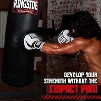 Vista 3 de Ringside Bolsa Pesada de Boxeo y Golpeo Powerhide de 100 libras (Relleno Suave) Negro, 100 LBS