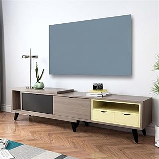 Hixingo Cubierta Antipolvo TV, Color Sólido Cubierta Television Funda para Televisor Universal Elástico Cubierta de TV Protector TV Protector de Televisión para Decorativo (43-46inch,Azul neblina)