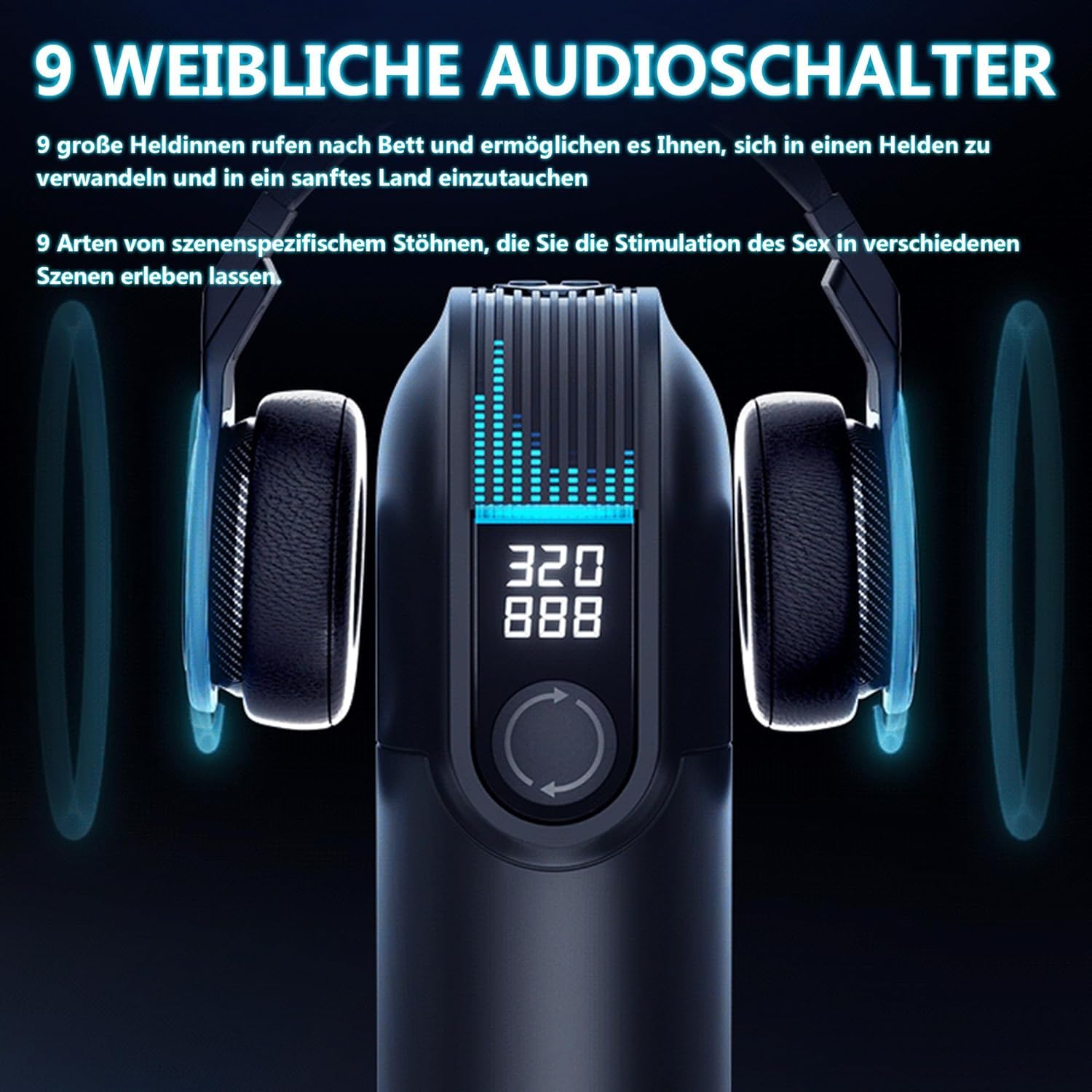 Generico Masturbatore Telescopico da Uomo Completamente Automatico con 9 Audio Femminili E 9 Scene, Pompa per Pene da Uomo, Giocattoli Sessuali Tascabili per Sesso Orale, Vagina