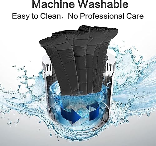 Miniatura 7 de EASELAND Protector de colchón de tamaño Queen con parte superior acolchada, protector de colchón ajustable de algodón de 8 a 21 pulgadas de