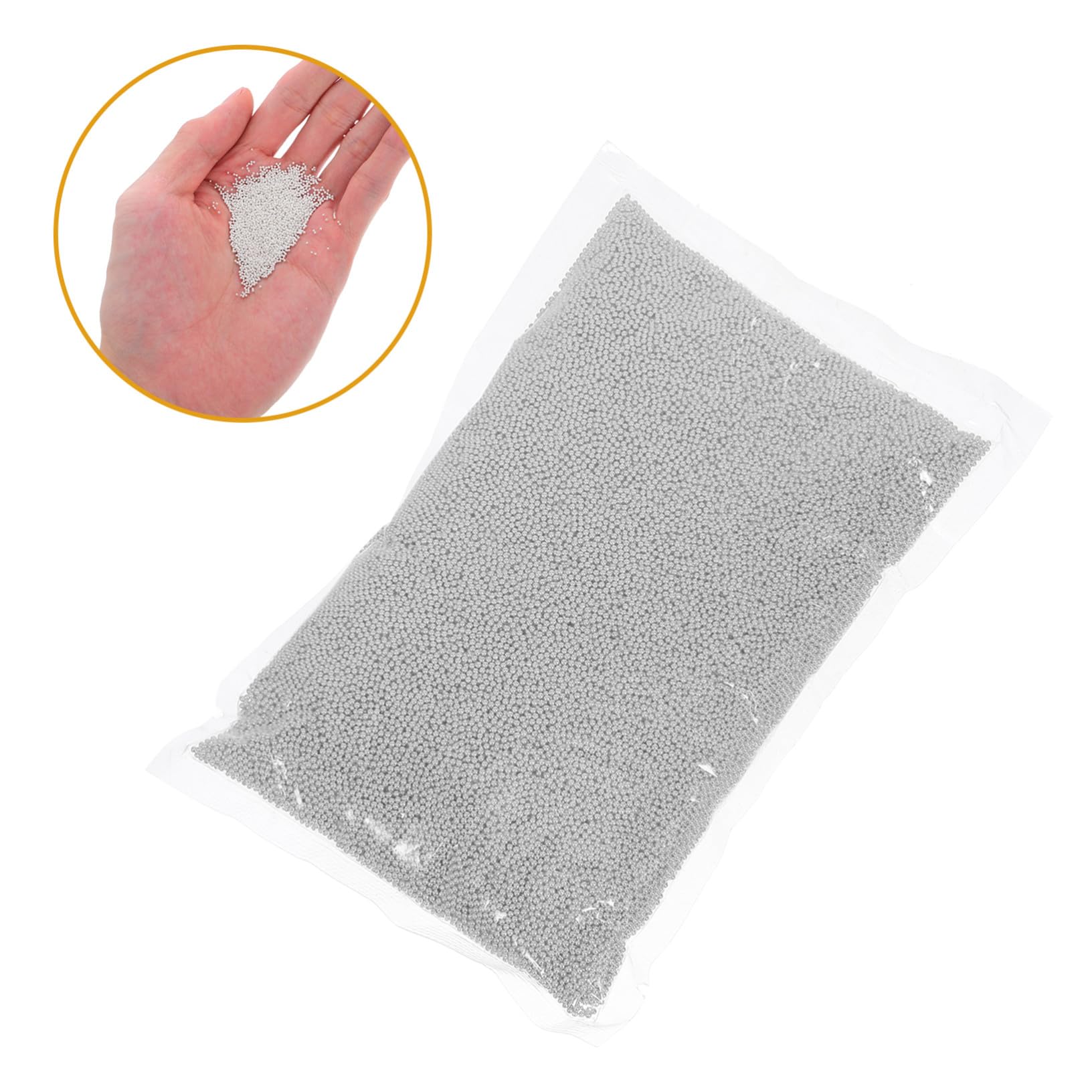 BESTYASH Mini Palline Metalliche per Unghie Argento Piccole per Nail Art DIY Decorazioni Artistiche per Manicure Eleganti e Accessori Creativi