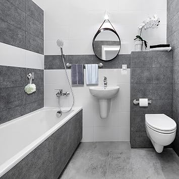 Nolimas 3-Pieces Set 12 inch Brushed Nickel Bathroom Hardware SUS304 Stainless Steel Round Wall Mounted - Includes 12 Hand Towel Bar,Toilet Paper Holder, Robe Towel Hooks, Bathroom Accessories Kit