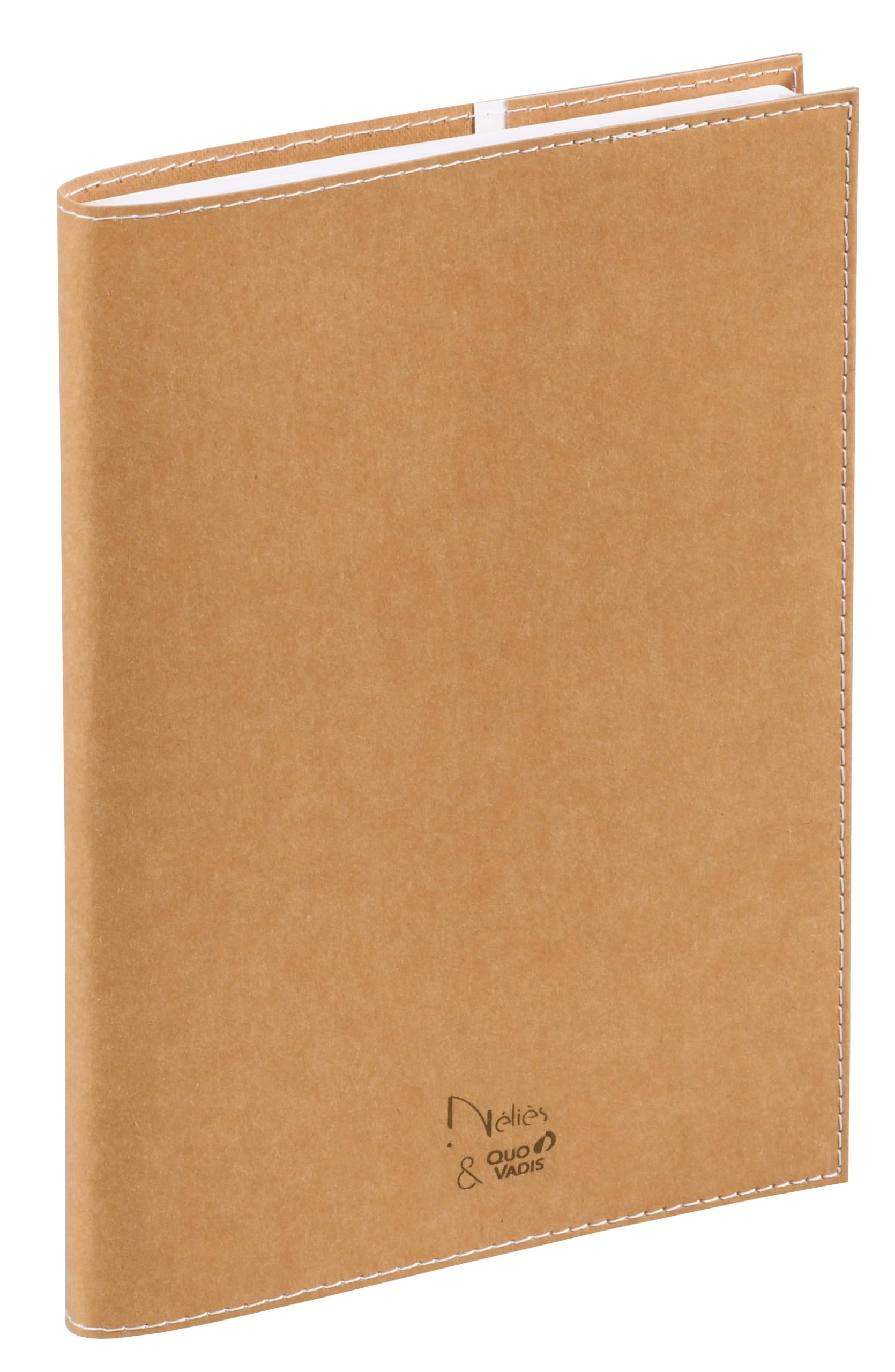 Quo Vadis - Diary - 2025 - Minister Recycled - Weekly Planner - Multilingual - Nelies - Brown - 13 months from December to December - 16 x 24 cm - Recycled Clairefontaine Paper - Made in France