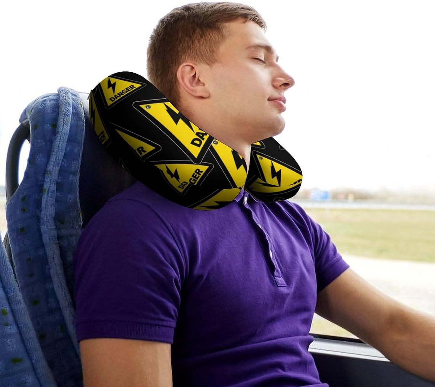 Thunder Danger Memory Foam Pillows U Shaped Travel Neck Pillow