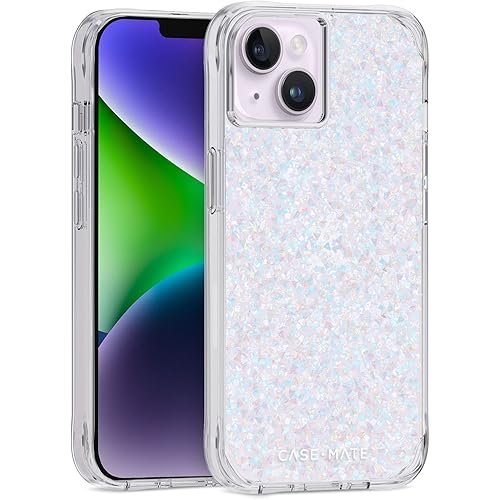 Case-Mate iPhone 14 Plus Case - Twinkle Diamond [10ft Drop Protection] [Compatible with MagSafe] Magnetic Cover with Cute Bling Sparkle for iPhone 14 Plus 6.7" Anti-Scratch, Shock Absorbent, Slim Fit