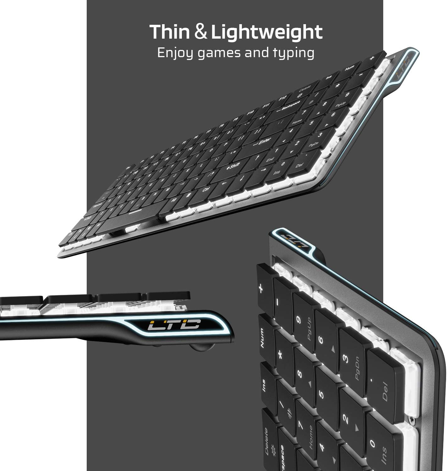 Thin and Lightweight Keyboard Design