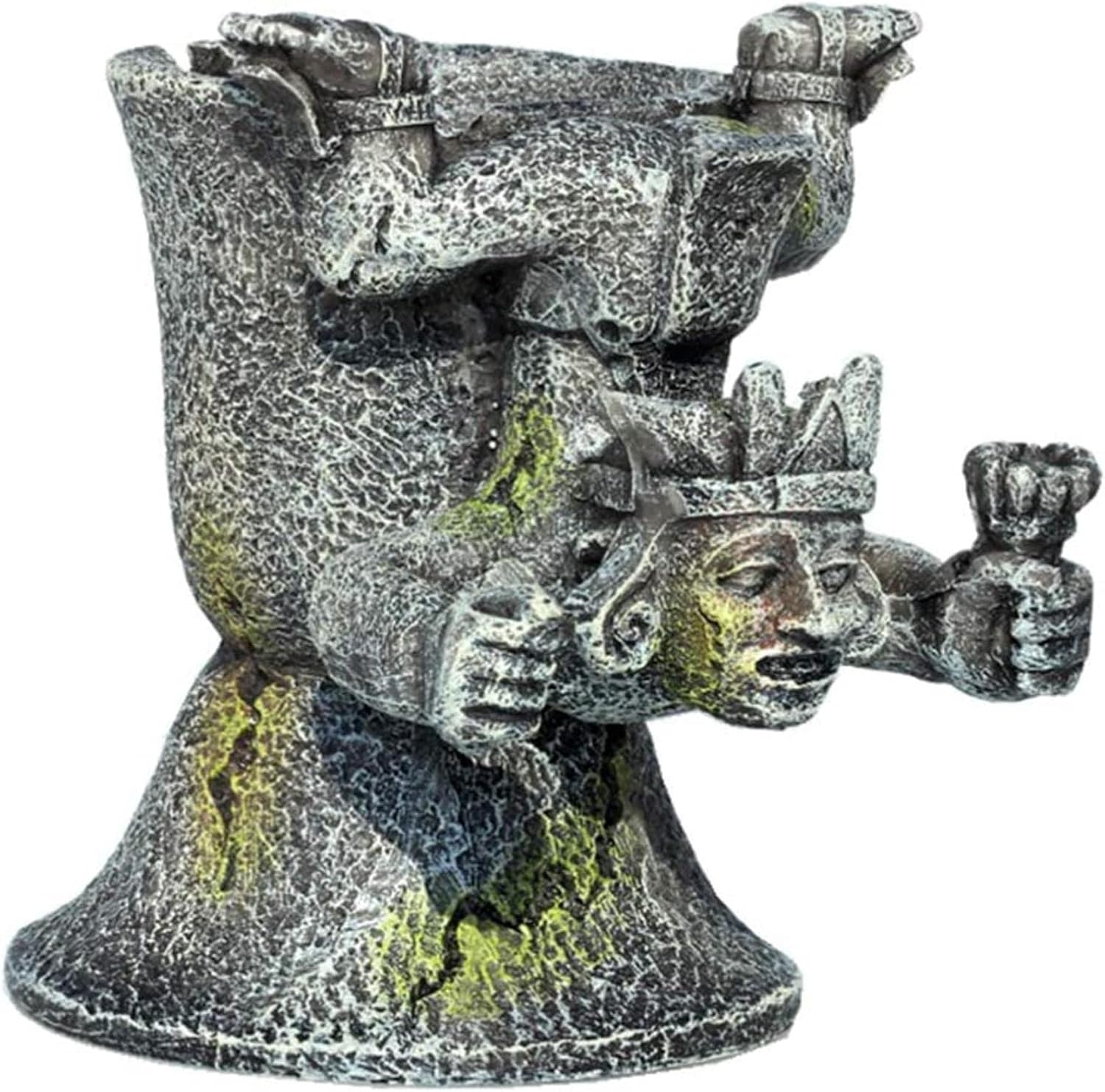 水族館の装飾ローマの樹脂ベタ水槽の岩の洞窟の装飾の隠れ家古代遺跡魚エビスタイル1の水族館の装飾 水槽 アクアリウム