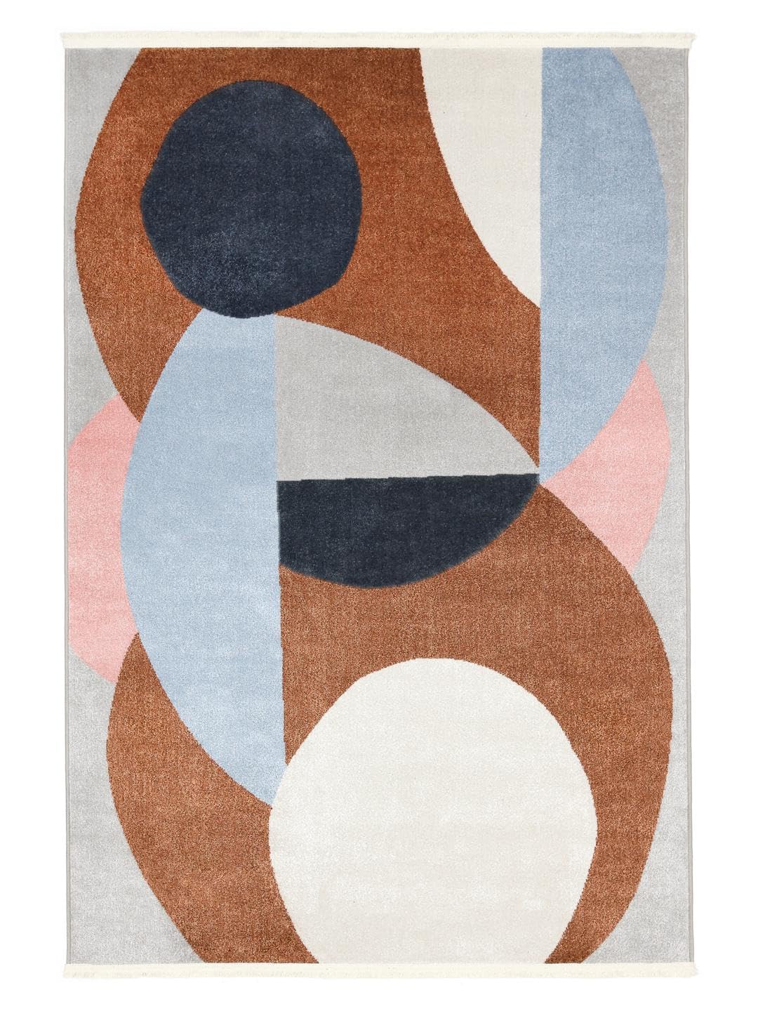 RugVista Aria, Alfombra, Modernas, 160 x 230 cm, Rectangular, Pelo Corto, Lavado a máquina, Terracotta