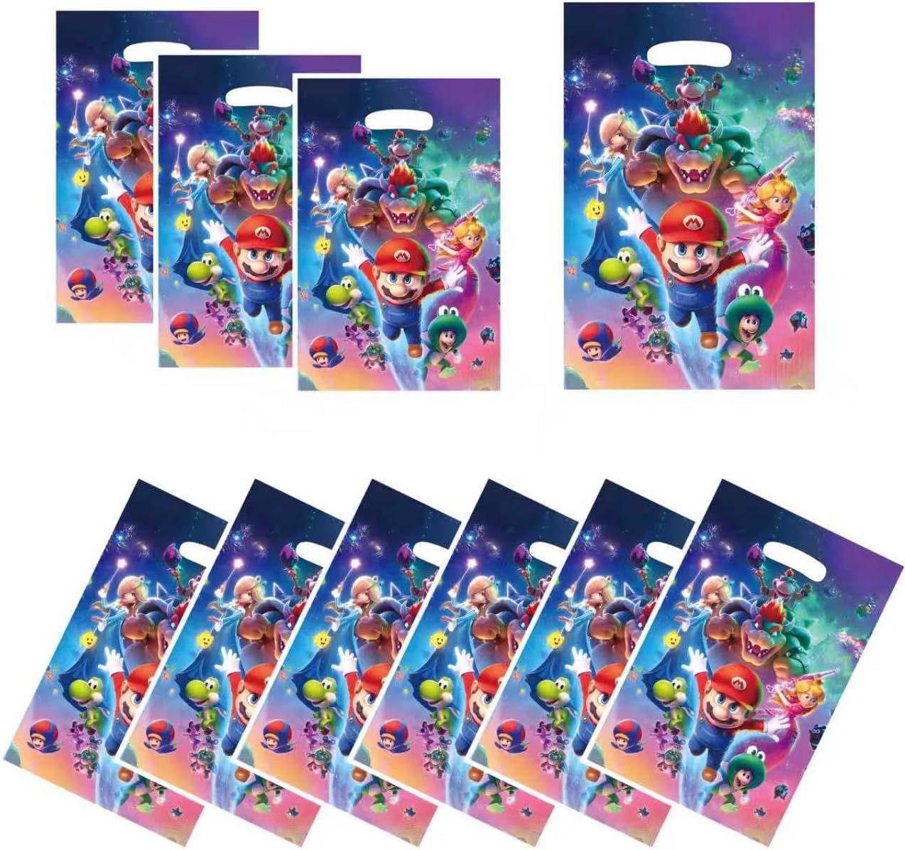 YUEERBIRD 30 PCS Themed Party Gift Bags, Party Supplies for Kids, Cute Marlo Game Themed Party, Birthday Decoration Gift Bags Suitable for Girls or Boys image 2