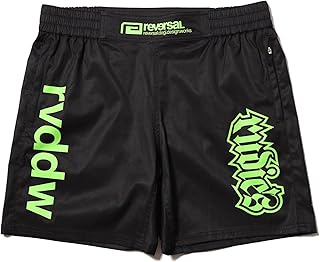 [ルーディーズ] x rvddw 2025 FIGHT SHORTS (SS:PANTS)(86612-BK×GE) ファイトショーツ AKIRA 彰 UVERworld ウーバーワールド ブラック×ネオングリーン