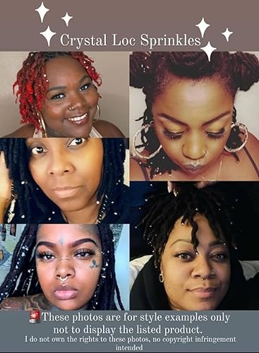 Miniatura 8 de Bead It Wear It Love It Rose Quartz And Hematite Crystal Dreadlock Loc Sprinkles Rose Gold Hair Beads